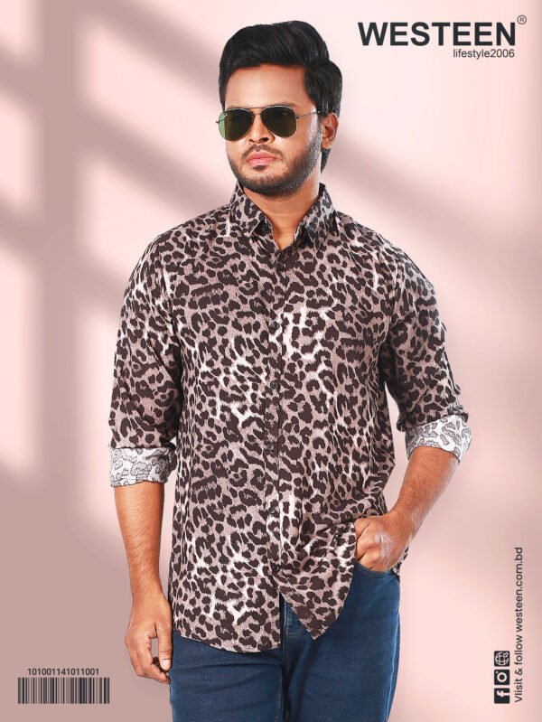 001 Westeen Men's Printed Shirt