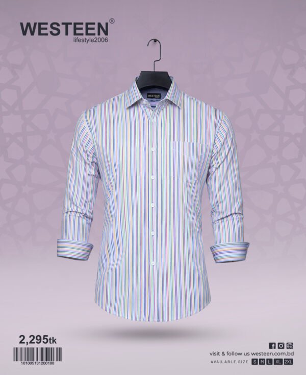 Westeen Semi Fit Striped Shirt