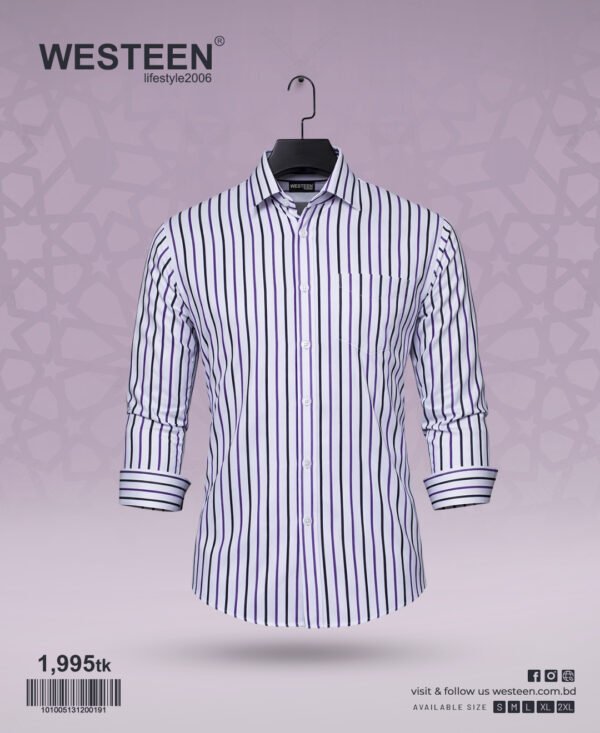 Westeen Semi Fit Striped Shirt