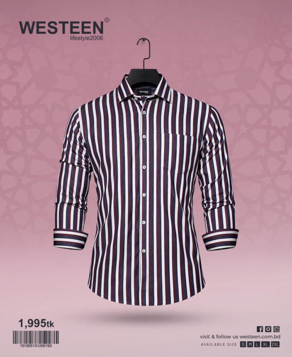 Westeen Semi Fit Striped Shirt